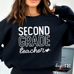 Zweite Klasse Lehrer SVG PNG, zweite Klasse svg, Lehrer svg, zurück in die Schule svg, zweite Klasse Leben svg, Lehrer Leben svg, zweite Klasse Shirt