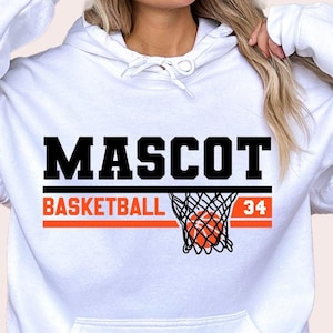 Basketball SVG PNG, Mascot Template svg, Basketball Team Template svg, Your Team svg, Basketball Mascot, Basketball Team Shirt, Personalized