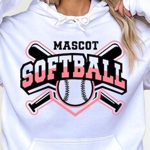 Softball SVG PNG – Sports Team Logo & Custom Shirt Design