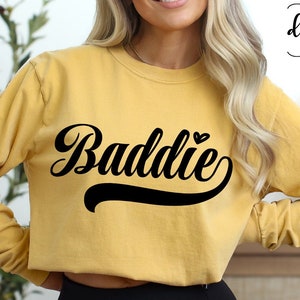 Baddie SVG PNG, camisa atrevida, svg de moda, camisa de chica hustle, regalos para niñas, citas divertidas, jefe babe svg, bastante svg, archivos de corte cricut