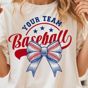 Baseball Team Template SVG PNG EPS, Personalized Baseball Shirt Design, Retro Baseball Mom svg,Cricut Sublimation Editable Logo,Baseball svg
