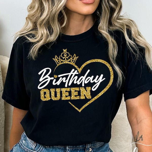 Birthday Girl Gift Shirt Design Svg Png, Birthday Queen Svg, Birthday Girl, Birthday Shirt Template, Its My Birthday, Birthday Party Queen