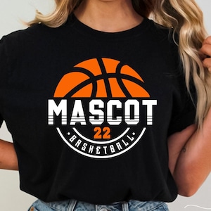 Basketball SVG PNG, Basketball Team Template svg, Mascot Template svg, Team Logo svg, Basketball Mascot, Basketball Team Shirt, Personalized