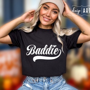 Baddie SVG, freche Shirt-Design, Cricut geschnitten Dateien (digitaler Download) Bild 6