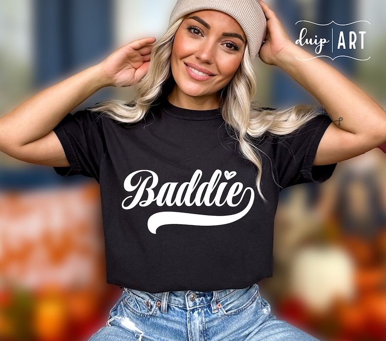 Baddie SVG, freche Shirt-Design, Cricut geschnitten Dateien (digitaler Download) Bild 6