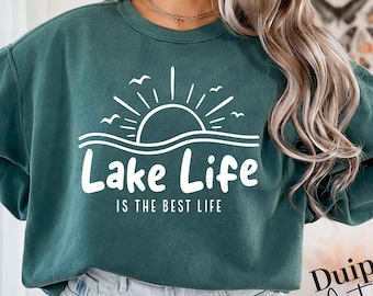 Lake Life SVG, Summer Vibes Shirt Design (Digital Download)