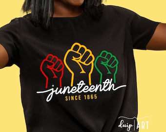Juneteenth Fist SVG PNG, Black History Design