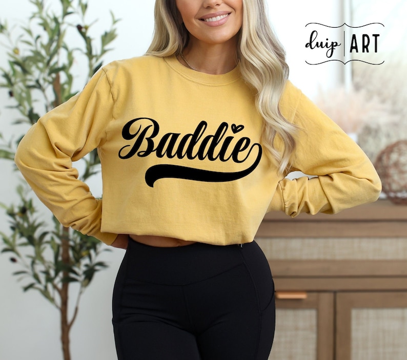 Baddie SVG, freche Shirt-Design, Cricut geschnitten Dateien (digitaler Download) Bild 1