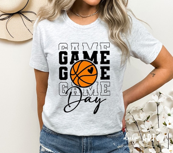 Basketball Game Day SVG: Cheer Designs for Shirts and Cricut, Sublimation png