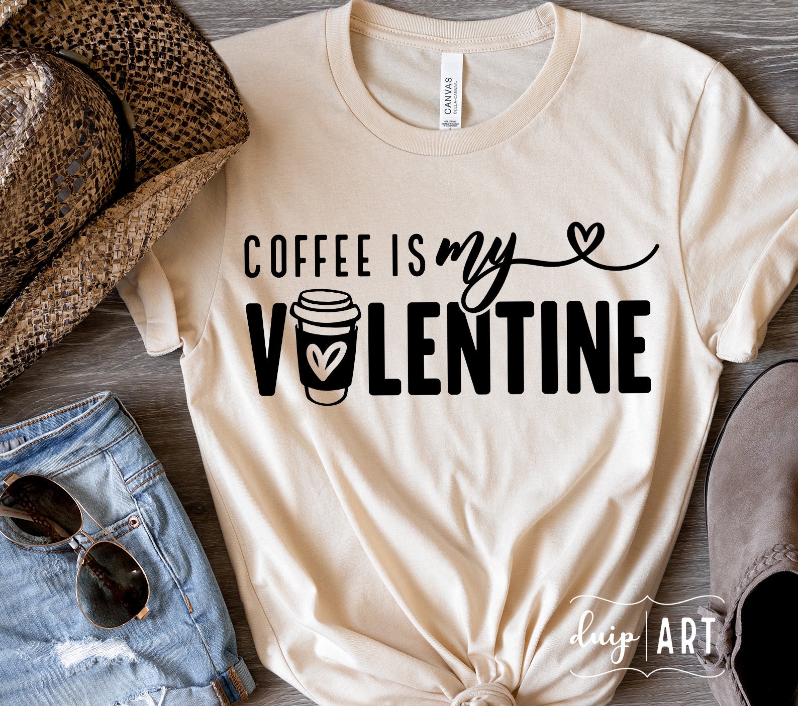 Coffee is My Valentine SVG Valentine Svg Valentine's Day - Etsy