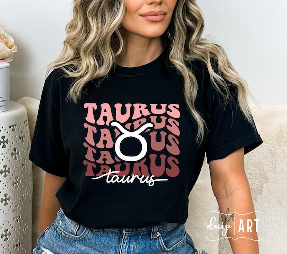 Taurus Zodiac SVG, Horoscope Birthday Shirt Design (Digital Download)