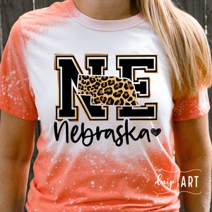 Nebraska Leopard svg, Nebraska Leopard svg, Nebraska svg, Leopard svg, Nebraska Karte svg, Nebraska Liebe svg, Cricut svg, Herz svg, Nebraska Mädchen-Shirt