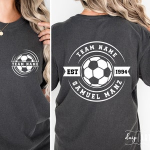 Personalized Soccer Team SVG PNG, Cricut Silhouette Cut File (Digital Download)