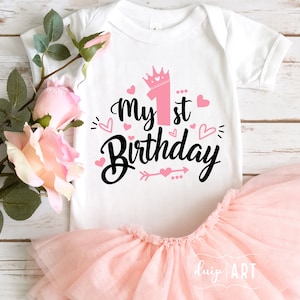 1st Birthday svg, First Birthday svg, My Birthday svg,Birthday Girl svg,Birthday Princess svg,My First Birthday Svg, Cricut svg, 1 year old