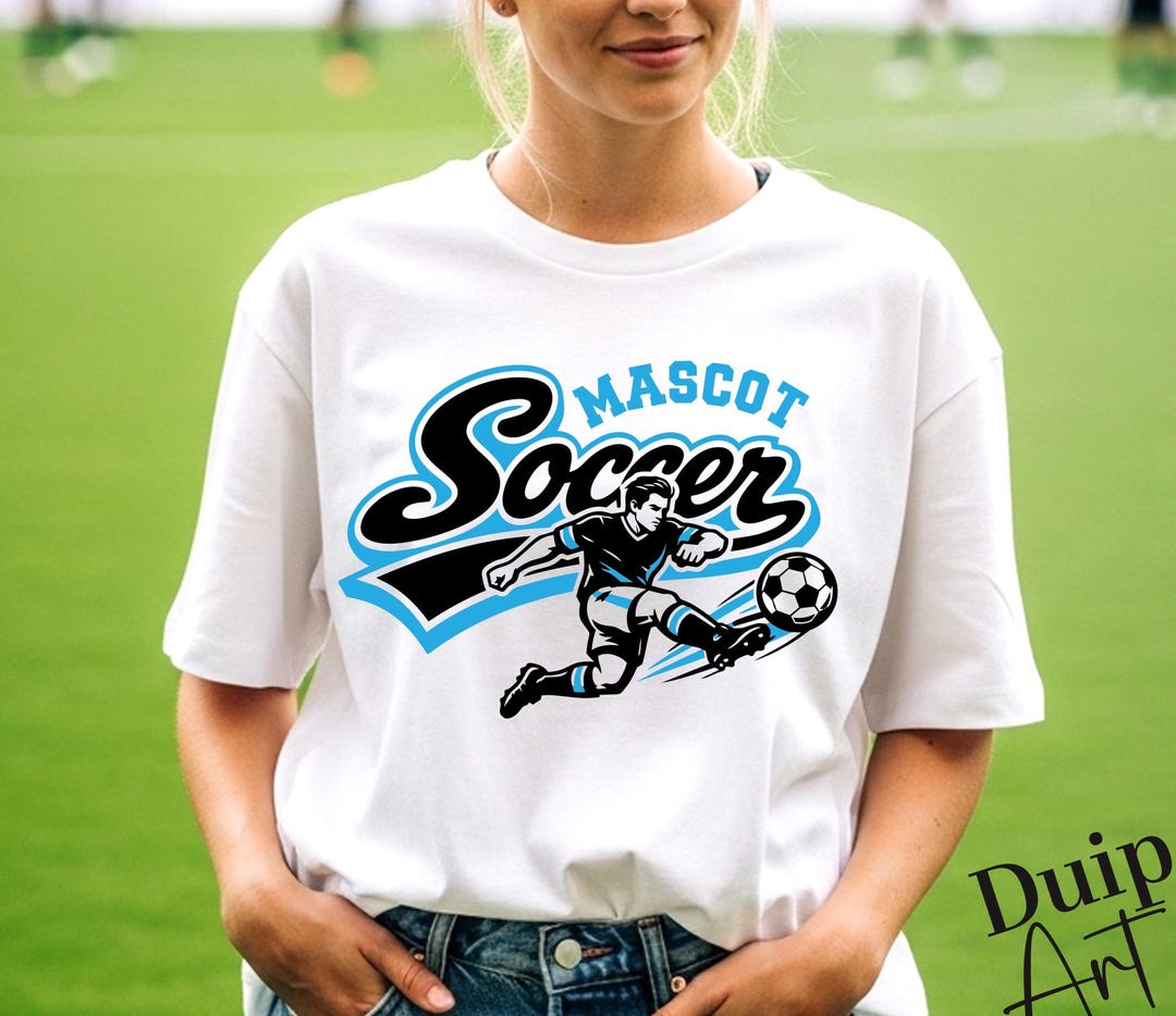 Editable Soccer Team SVG | Custom Name & Number, School Spirit (digital ...
