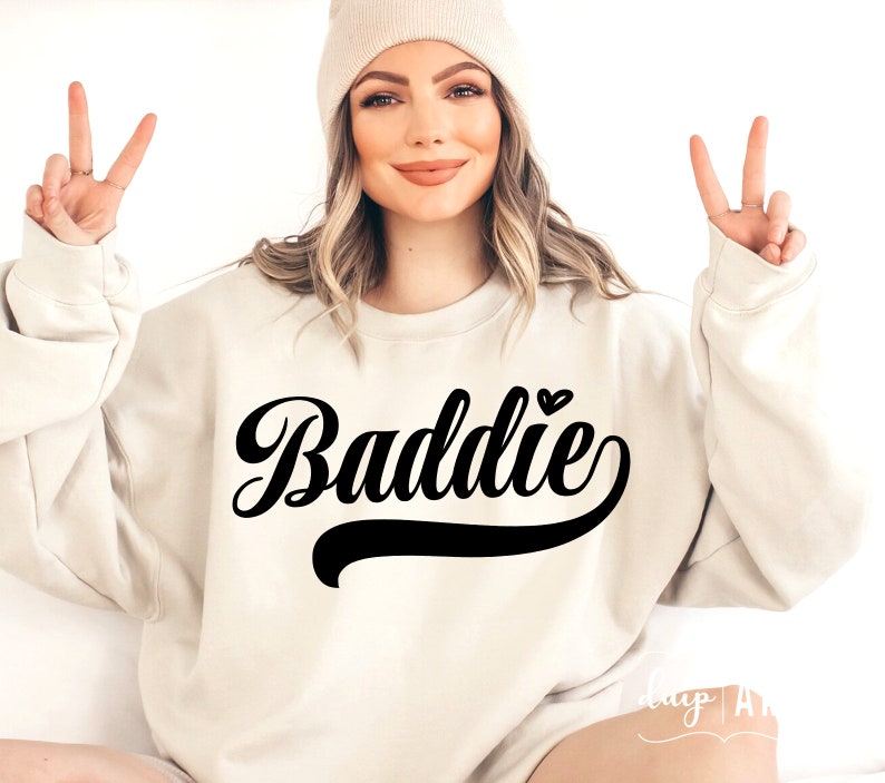 Baddie SVG, freche Shirt-Design, Cricut geschnitten Dateien (digitaler Download) Bild 2