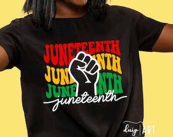Juneteenth Fist SVG, Black History Design (Digital File)