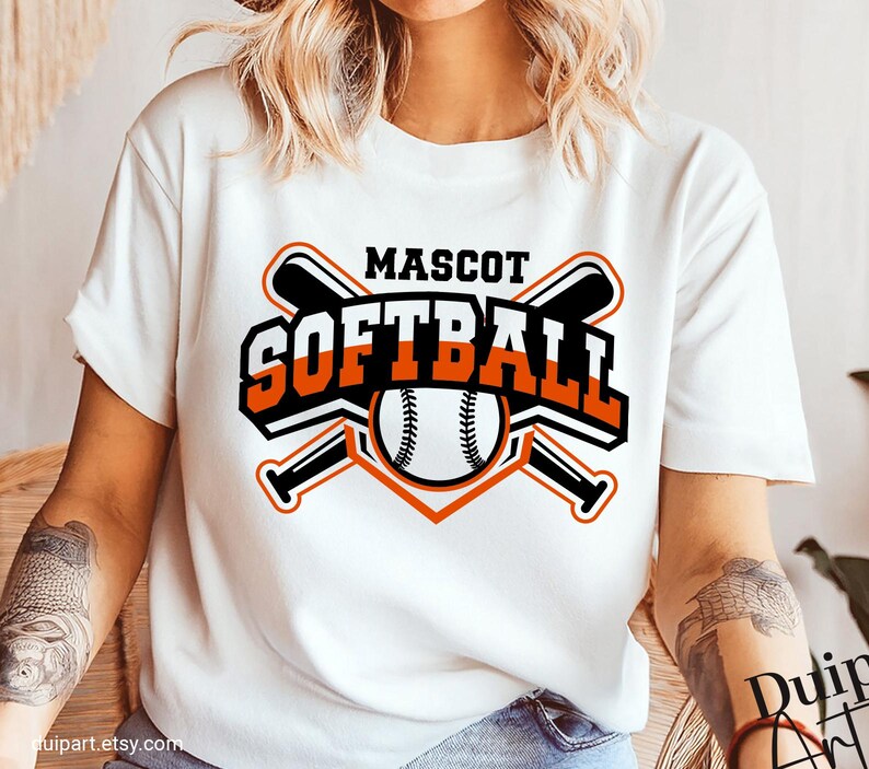 Softball Team SVG – Custom Softball Shirt Design for Cricut
