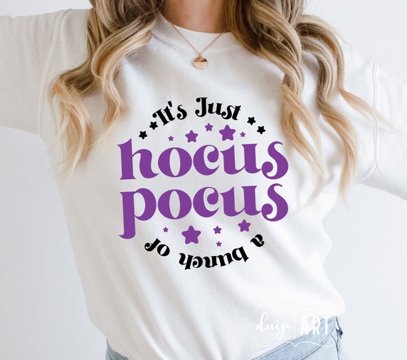 Hocus Pocus SVG, Halloween Magic Shirt Design (Digital Download)