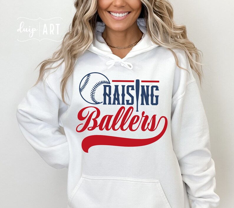 Raising Ballers SVG, Baseball Mom/dad Shirt, Cricut Cut File (digital ...
