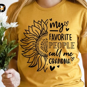 Sunflower Nana SVG, Sunflower Grandma SVG, Grandma Shirt,nana Shirt,my ...