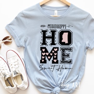 Mississippi svg, Home Sweet Home svg, Mississippi Love svg, Herz svg, Mississippi karte svg, Home svg, Cricut, Staaten svg, Mississippi Girl svg