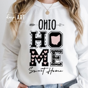Ohio svg, Home Sweet Home svg, Ohio Liebe svg, Herz svg, Ohio Karte svg, Home svg, Cricut svg, Staaten svg, Ohio Mädchen svg, digitaler Download