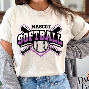 Softball Player SVG – Cricut & Silhouette Cut File for DIY Crafts
