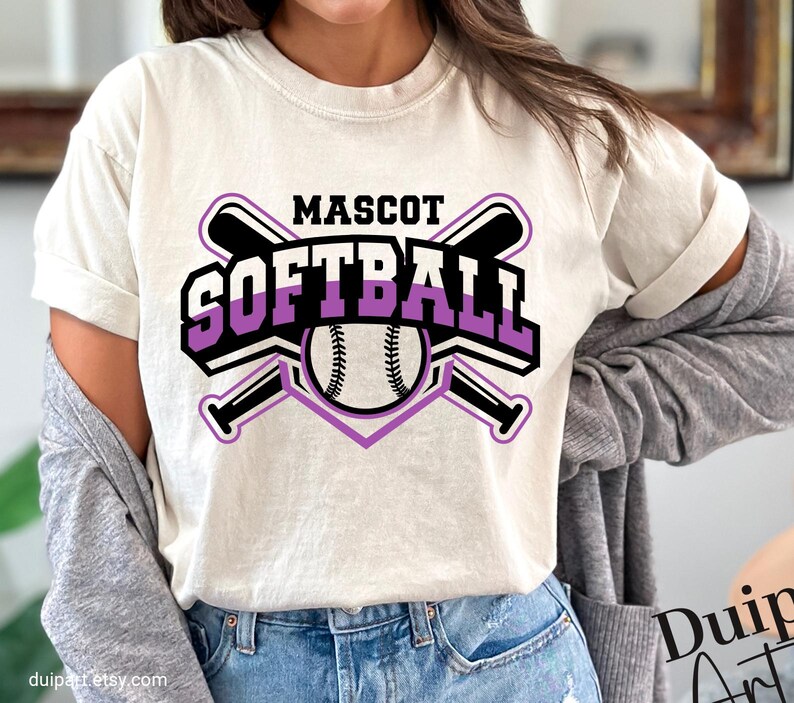 Softball Player SVG – Cricut & Silhouette Cut File for DIY Crafts