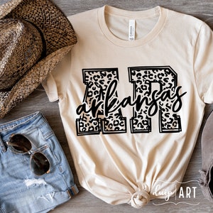 Leopard Arkansas SVG, AR Arkansas svg, Leopard AR svg, Arkansas svg, Arkansas State svg, Arkansas Shirt, Arkansas Love svg, Arkansas Girl svg