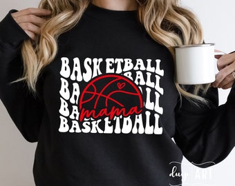 Basketball Mama SVG, Mama Sport svg, Basketball Mama Shirt, Cricut svg, Pom-pom girl svg, Basketball Mom Life, Basketball svg, Basketball Cheer svg