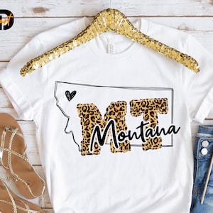Montana Leopard svg, MT leopard svg, Montana svg, Leopard svg, Montana Karte svg, Montana Liebe svg, Cricut svg, Herz svg, Montana Tierbeschaffenheit