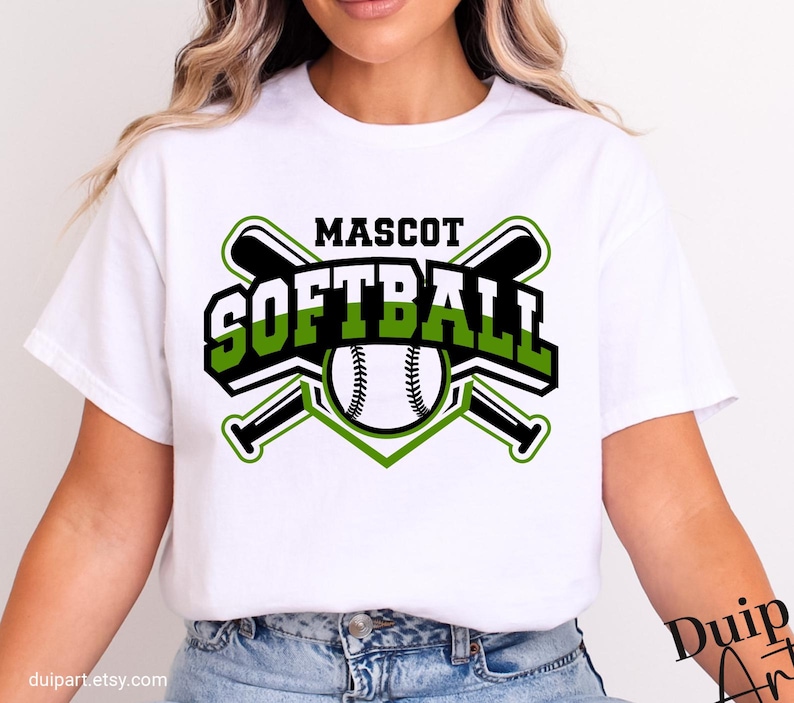 Softball Cut File – Digital Download for Sports & Custom Gifts