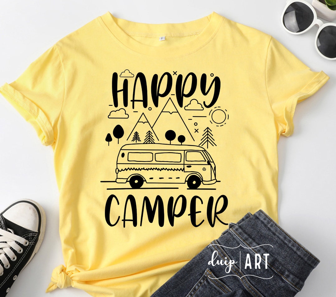 Happy Camper SVG Camper Svg Camping Svg Family Camping Svg - Etsy