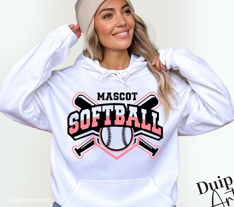 Softball SVG PNG – Sports Team Logo & Custom Shirt Design
