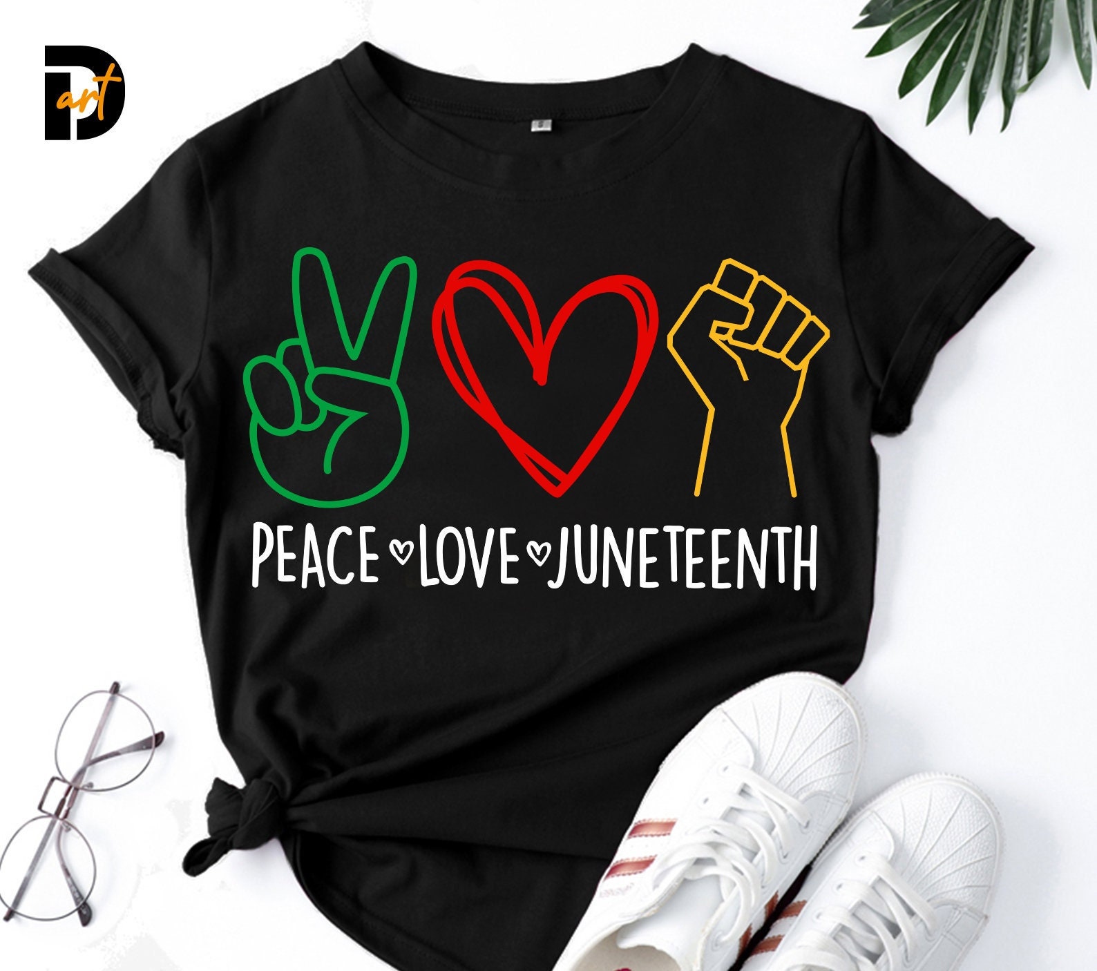 Peace Love Juneteenth Svg Juneteenth Svgblack Power Svg - Etsy