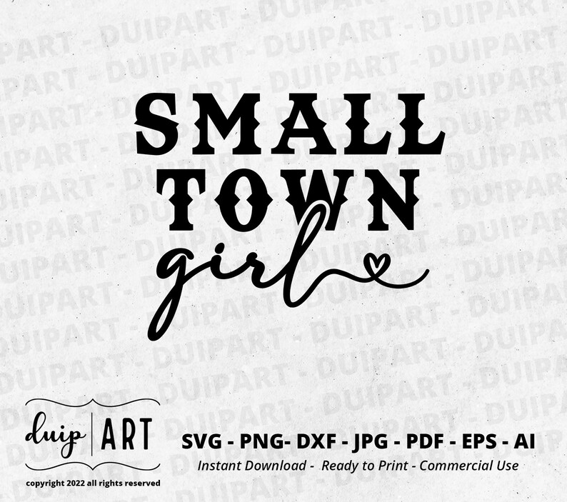 Small Town Girl Svg Country Girl Svg Southern Girl Svg Etsy