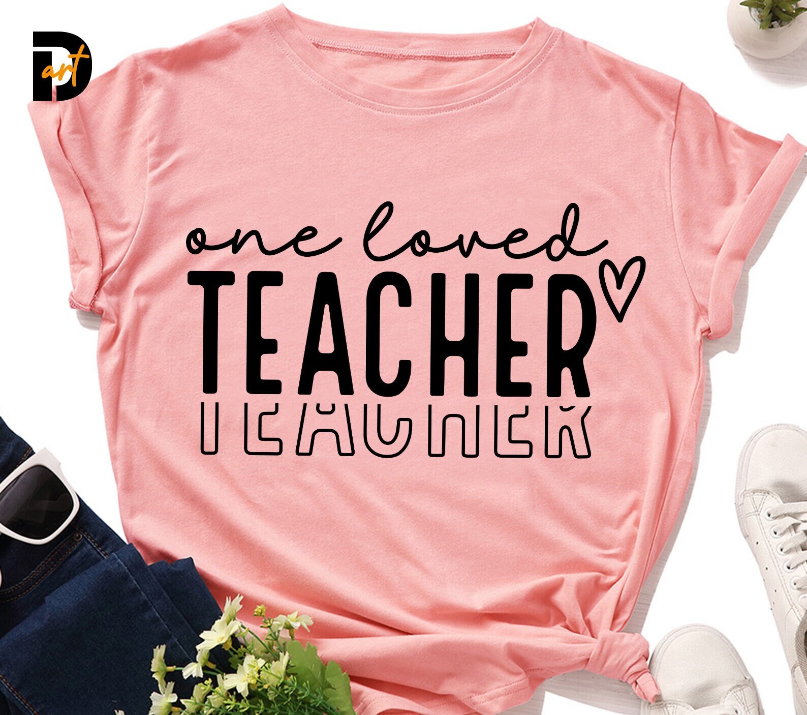 One Loved Teacher Svgteacher Svg Favorite Teacher Svg Best - Etsy