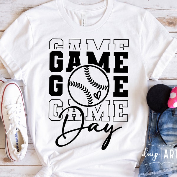 Game Day SVG,Baseball Life svg,Game Day Vibes svg,Softball Cheer svg,Baseball Shirt svg,Cricut,Softball Girl, Baseball svg,Baseball Fan svg