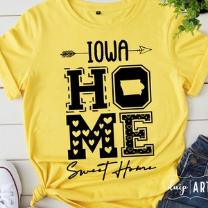 Iowa svg, Home Sweet Home svg, Iowa Love svg, Herz svg, Iowa Karte svg, Home svg, Cricut svg, Staaten svg, Iowa Mädchen svg, digitaler Download