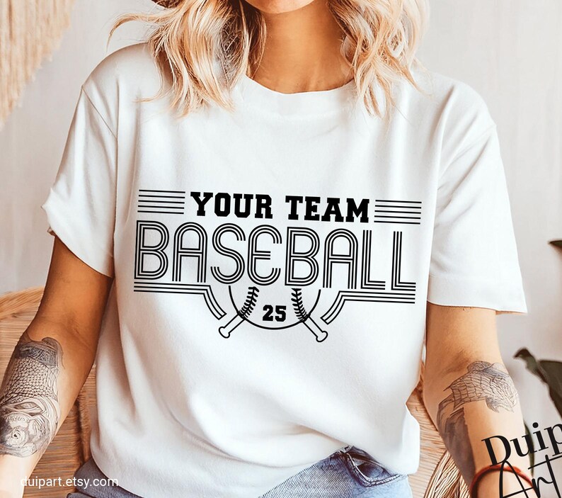 Cricut-ready baseball SVG featuring a classic, athletic-inspired design. Great for DIY baseball crafts and fan apparel.