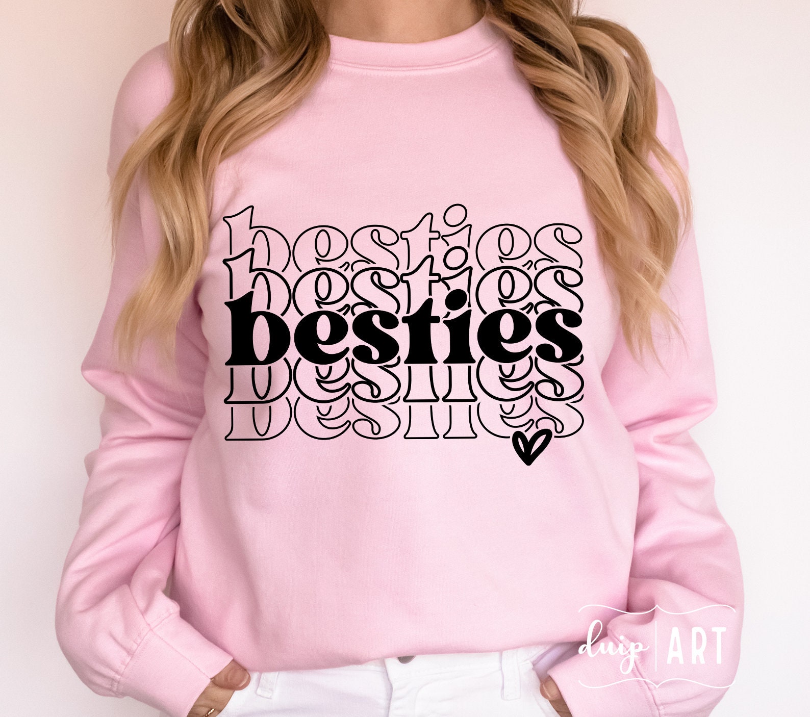 Besties SVG Friends Svg Best Friends Shirt Connected by Etsy