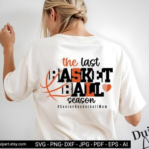 Basketball mom heart graphic on sweatshirt