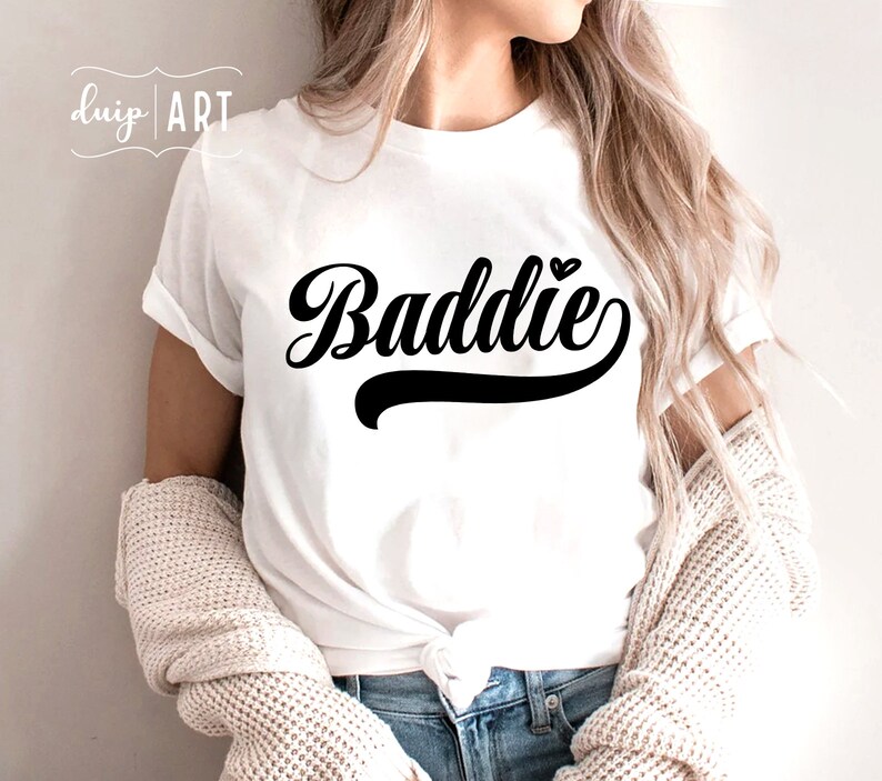 Baddie SVG, freche Shirt-Design, Cricut geschnitten Dateien (digitaler Download) Bild 7
