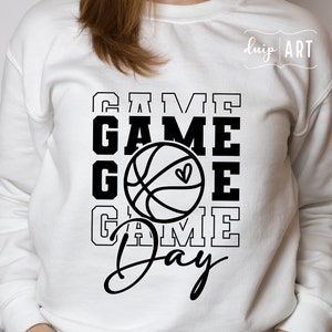 Basketball Game Day SVG, Cricut Silhouette Cut File