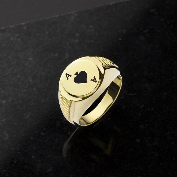 Ace ring etsy deals