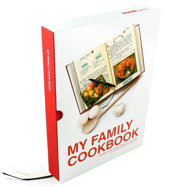 Family Recipe Book | Personalised Recipe Book | Cook Book  & Recipe Journal | Blank Cookbook | Hardback Recipe Book | Family Recipe Cookbook