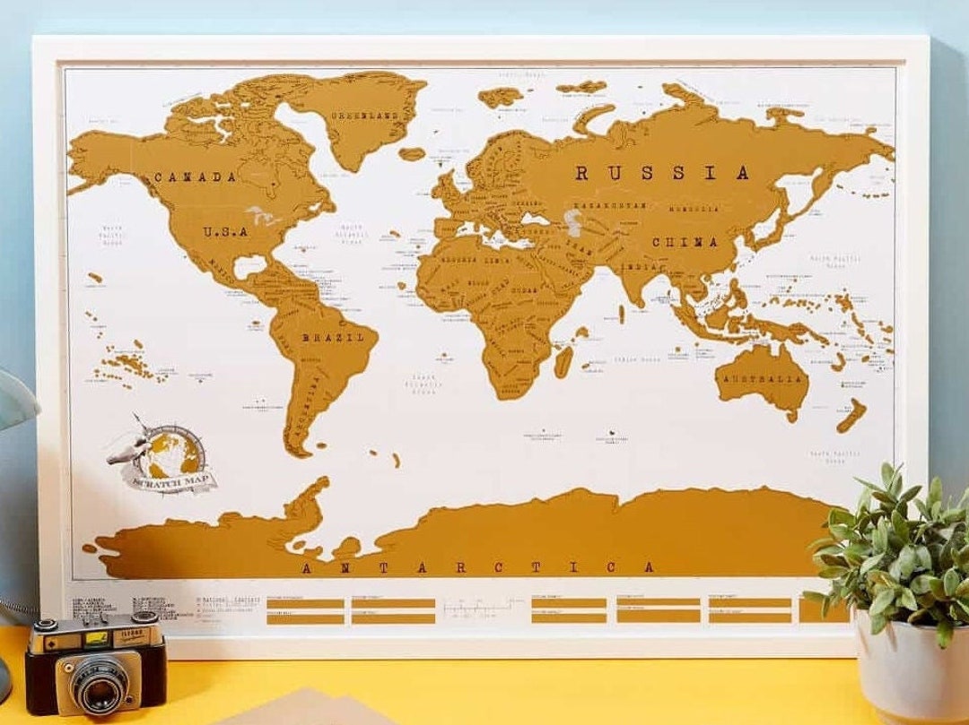 Scratch Map Original Scratch off World Map Scratch off Map Travel Map