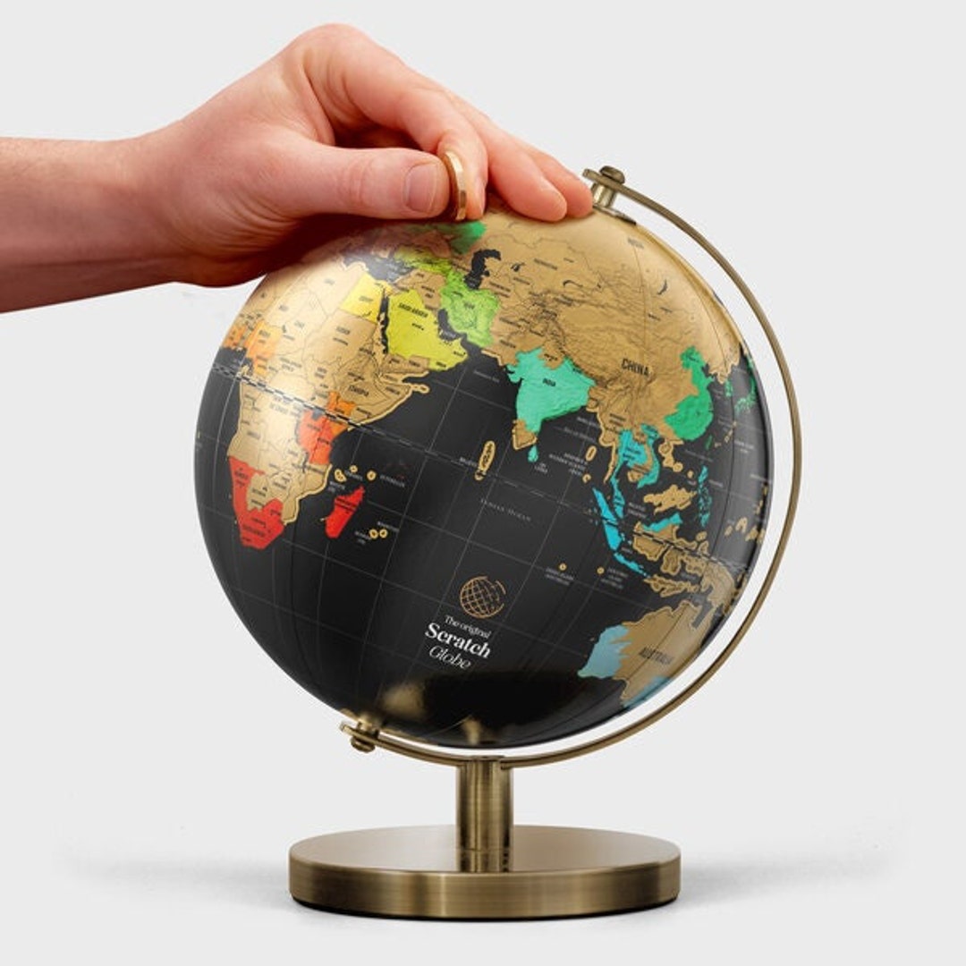 Scratch Map World Globe World Globes for Adults Scratch off Map