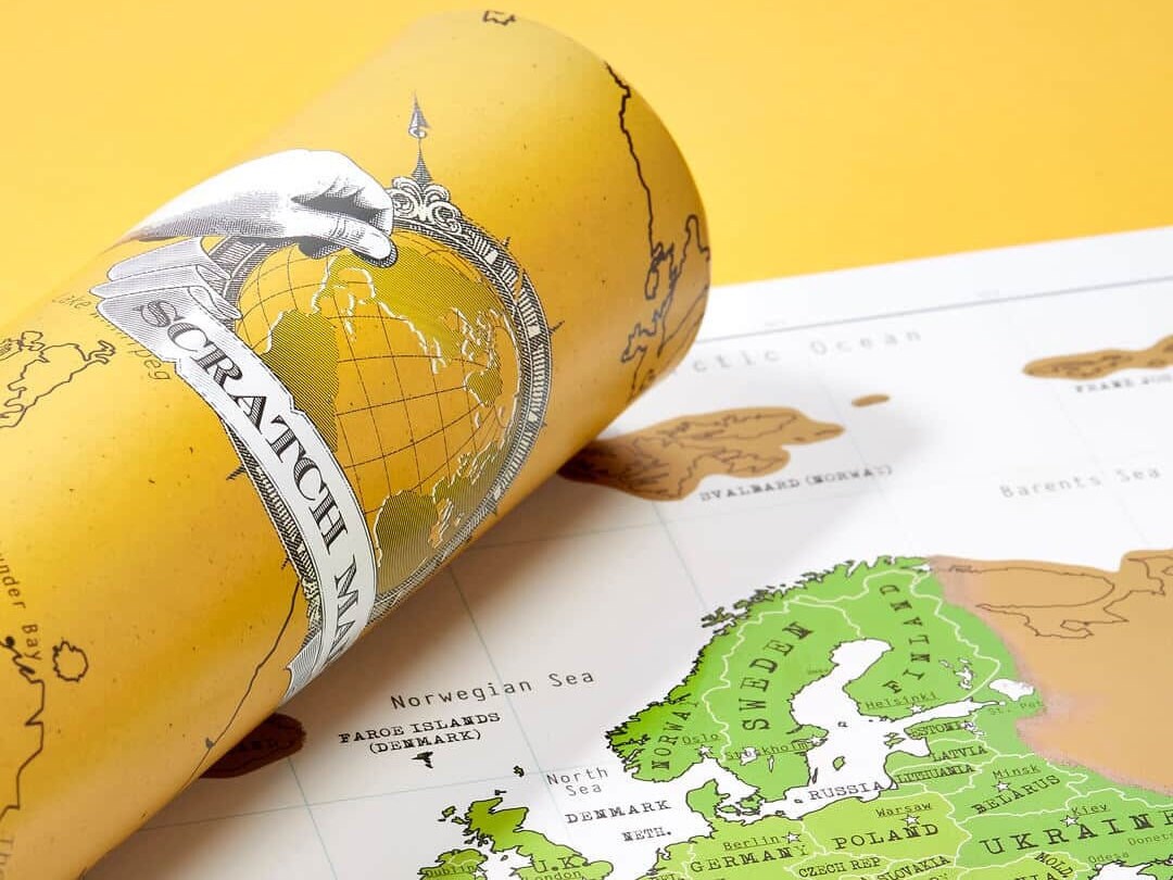 Scratch Map Original Scratch off World Map Scratch off Map Travel Map